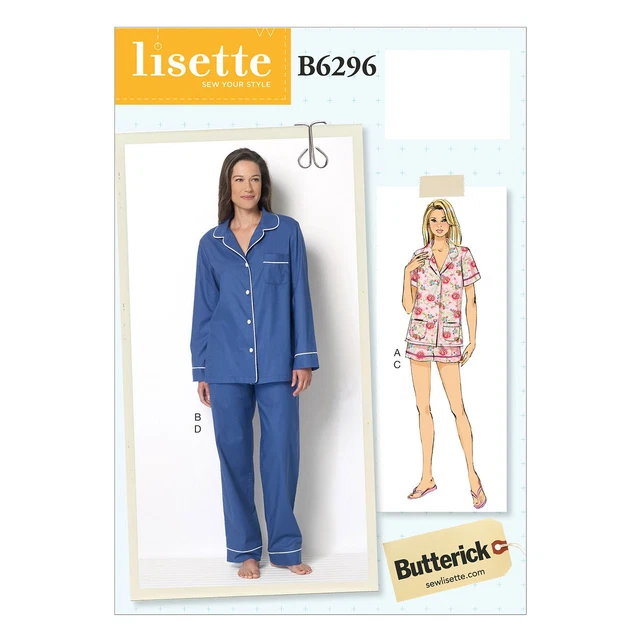 Patron De Couture Butterick B6632 Pour Chemise Femme – Tailles 14 à 22 (40-48)
