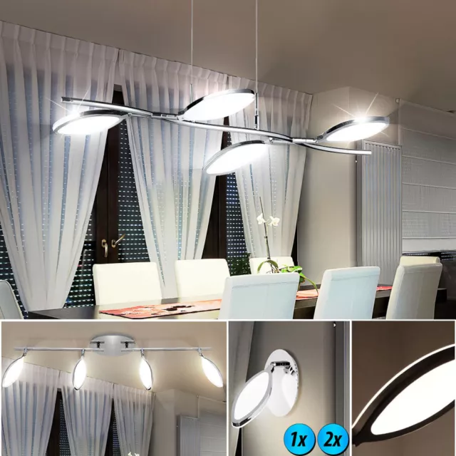 LED Mur Spot Lampes Réglable Cuisines Plafonnier Suspendu Lumières Chrome Spots 3