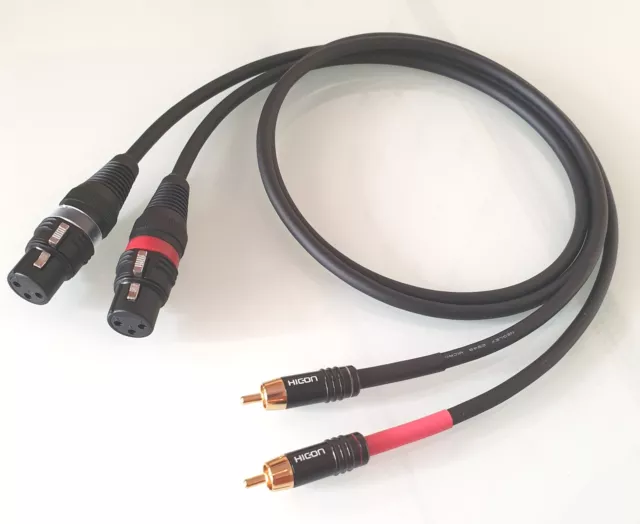 ✅Mogami "No Compromise" / HighEnd Adapterkabel / Cinch auf XLR female / 1 Paar✅