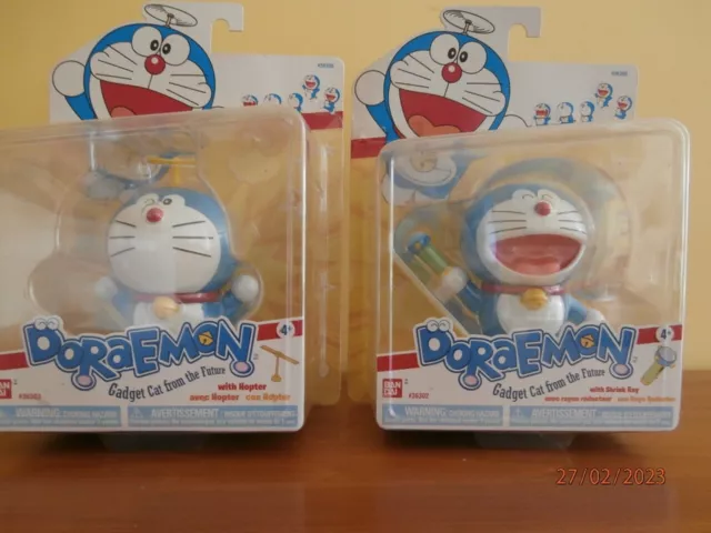 Doraemon Lot de 2 Figurines Bandai Figure MOC -Boites Jamais ouvertes.