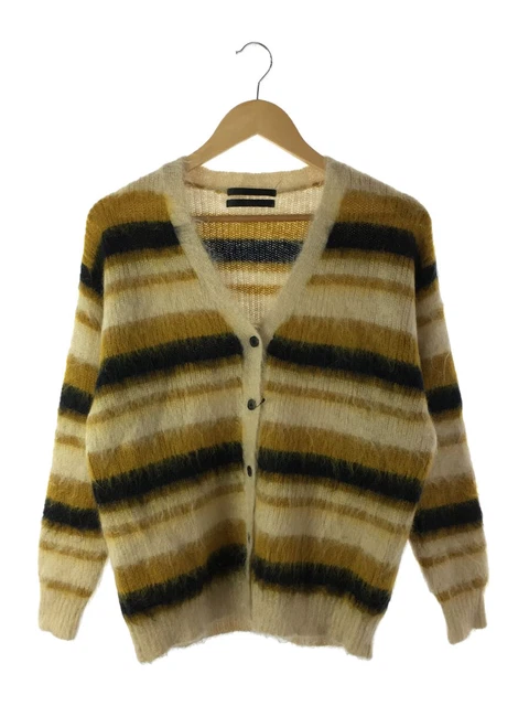 Unused Cardigan Thick /0/Mohair/Ylw/Border