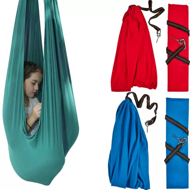 Indoor Therapy Sensory Swing Cuddle Hammock with Autism Aspergers for Kids ADHD