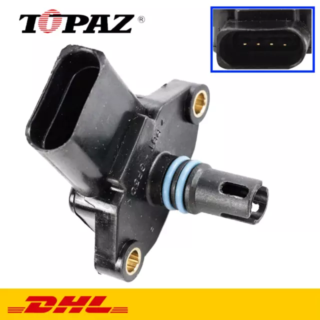 Drucksensor Saugrohrdruck Sensor für VW Bora Golf Caddy AUDI A2 SKODA SEAT Leon