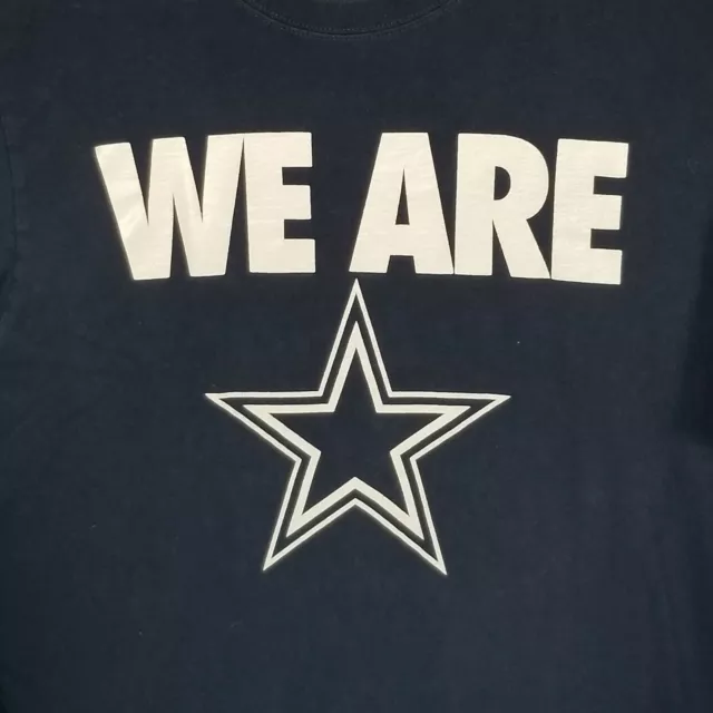 NFL TEAM APPAREL DALLAS COWBOYS T-Shirt ~ WE ARE ~ Nike ~ Navy Blue ...