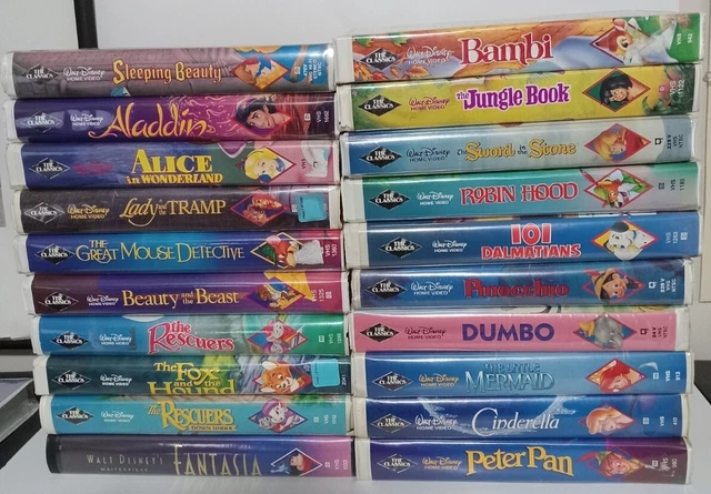 VHS DISNEY BLACK Diamond Complete Set $290.96 - PicClick CA