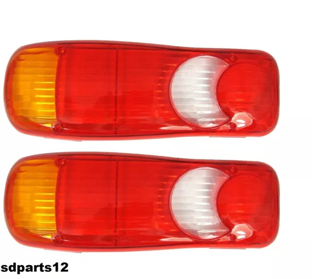 Paire Cabochons de Feux Arrière Adapté à Nissan Cabstar Renault Master 1998-2015