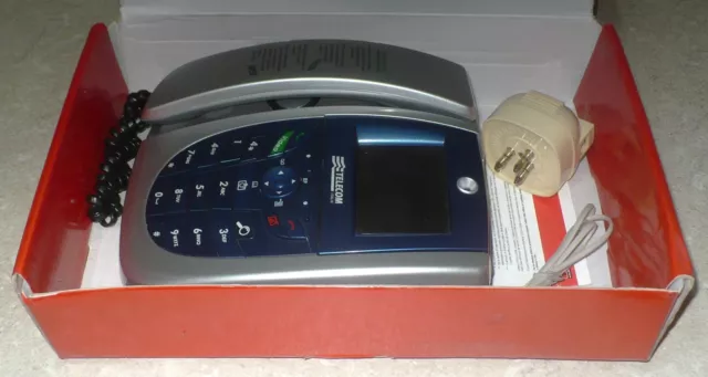 Video Telefono Telecom Italia-Grigio/Blu-Confezione Aperta Ma Mai Usato