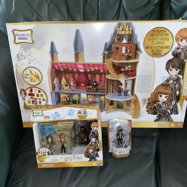 WIZARDING WORLD HARRY Potter Magical Minis Hogwarts Castle NEW Lot 3