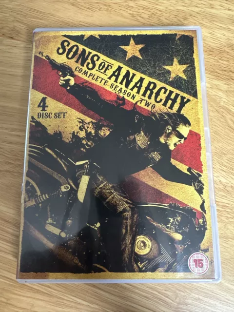 Sons of Anarchy: Complete Season Two DVD (2010) Charlie Hunnam cert 15 4 discs