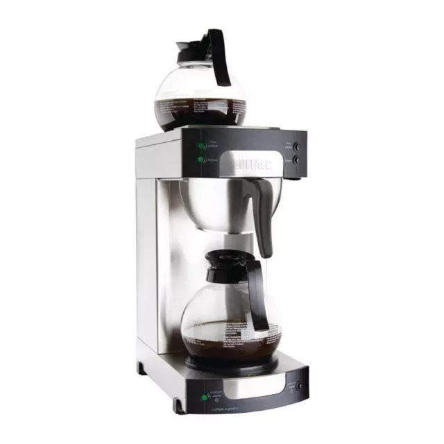 Burco Kaffeemaschine Gastronomie Filterkaffeemaschine Edelstahl Zwei Kochplatten 2