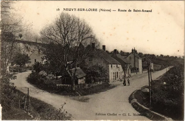 CPA NEUVY-sur-LOIRE - Route de St-AMAND (293137)