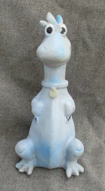 VINTAGE 1960s FLINTSTONES DINO the DINOSAUR SOFT RUBBER SQUEEZE SQUEAK TOY