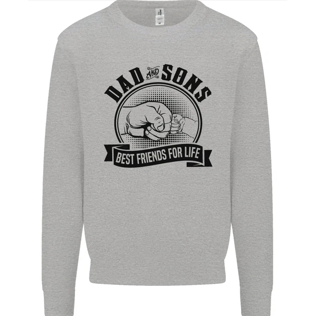 Dad & Sons Best Friends Fathers Day Mens Sweatshirt Jumper