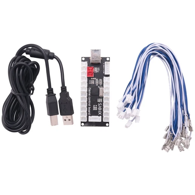 Zero Delay Arcade Usb Encoder Pc To Joystick For Mame Jamma & Other Pc9163