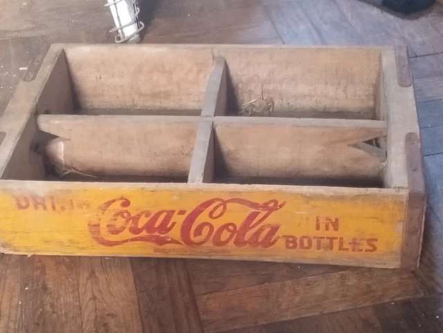 vintage coca cola crate