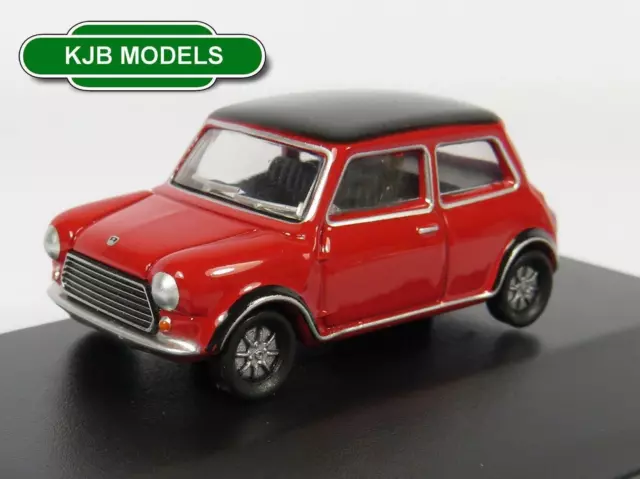 Bnib Oo Gauge Oxford Diecast 1:76 76Mcs003 Mini Cooper Mk2 Red & Black Car