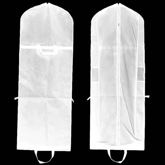 Wedding Dress Dust Cover Gown Dustproof Cover Foldable Clothes Storage BaN8 Wa