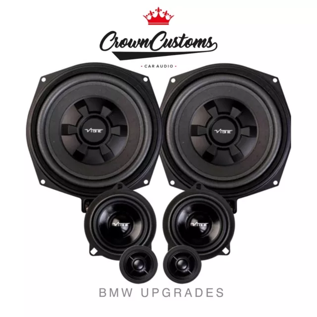 Bmw 5 Series Full Front Speaker Upgrade Vibe Optisound  E60/61 Car Audio 3 Way