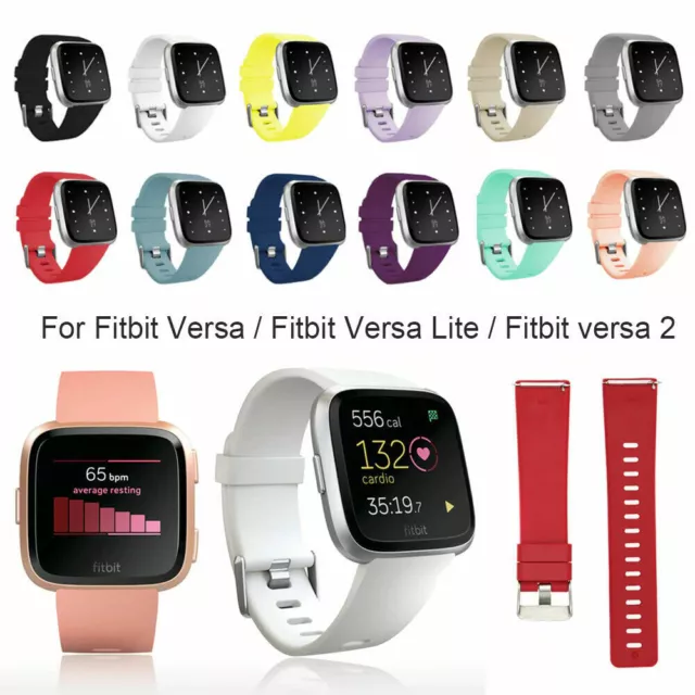 For Fitbit Versa 2/ Versa Lite/ Versa Replacement Silicone Watch Band Strap