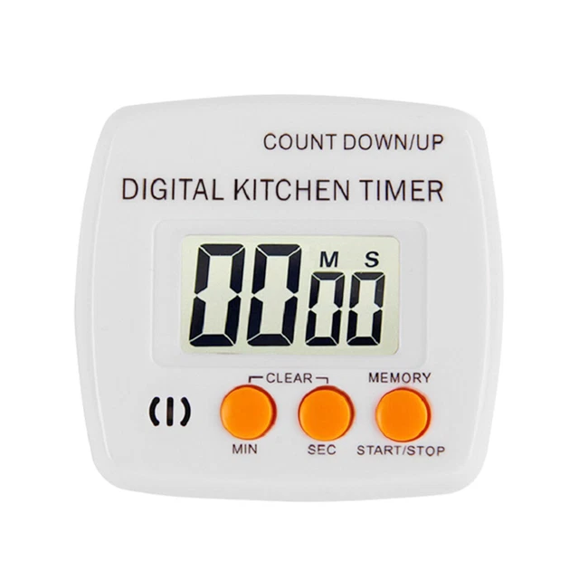Digital Timer Countdown Uhr - Küchenwecker Mit Magnet & Ständer
