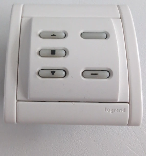 Interrupteur volet roulant, LEGRAND Dooxie, aluminium | Leroy Merlin