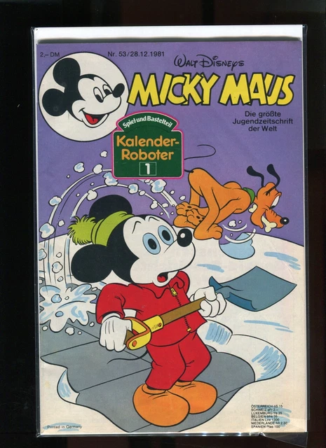 Micky Maus 1981 Nr. 1-52  Auswahl  sehr guter  Zustand 1-1-