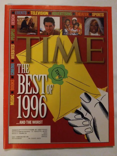 1996 December 23, Time Magazine, The Best Of 1996...And The Worst (MH370)