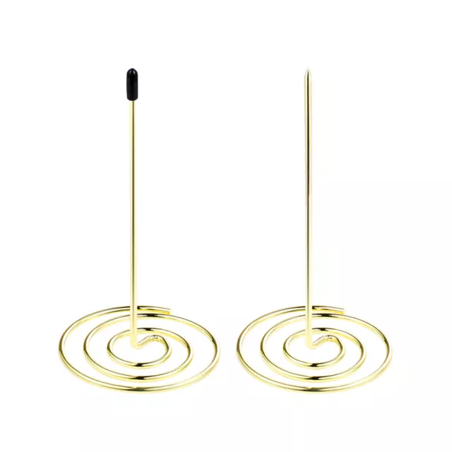 2PCS Menu Summons Fork Invoice Holder Restaurant Receipt Holder Bill Holder
