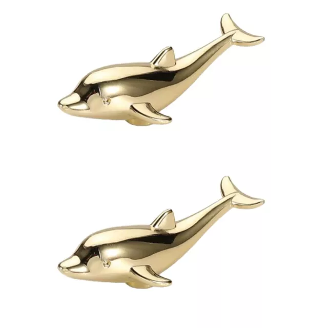 Set of 2 Dolphin Drawer Handle Home Decor Animals Light Luxury