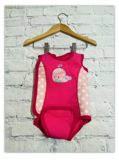 Baby Girls Cute Swimming Costume Wetsuit 3-6 Months *We Combine Shipping*