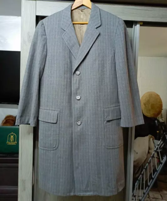 1950s vintage barron Anderson all worsted wool classic Suit over coat union made