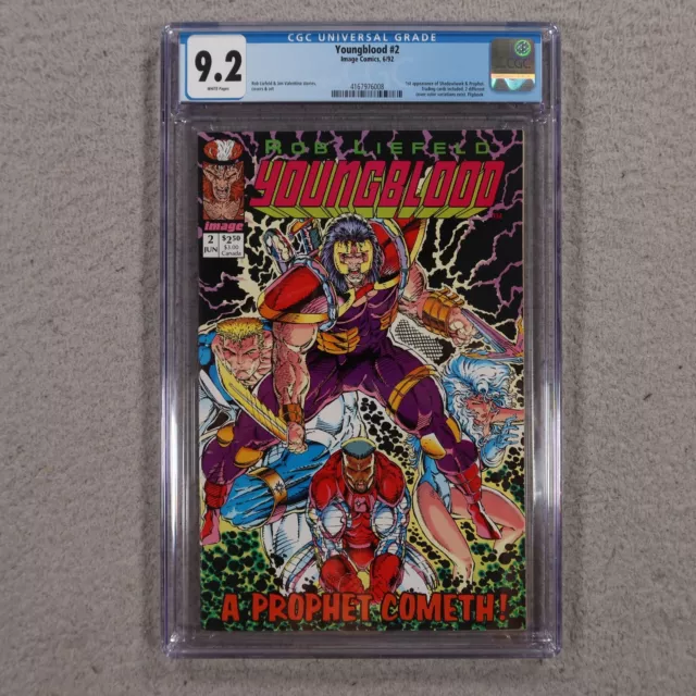 Youngblood #2 1992 1st App of Prophet & Shadowhawk Image Pink CGC 9.2