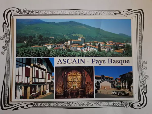 CPM pays  Basque  ASCAIN multi-vues dept-64