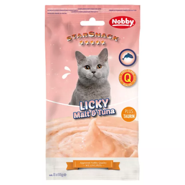 Nobby Starsnack Licky Chat Thon 75 G, Snack pour Chats, Neuf