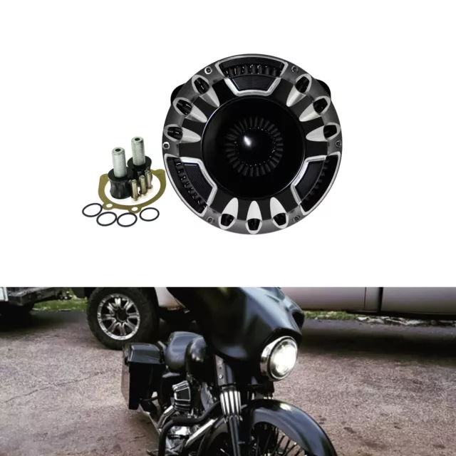 Schwarz Invertiert Luftfilter Luftreiniger Für Harley Sportster XL883 2004-2021