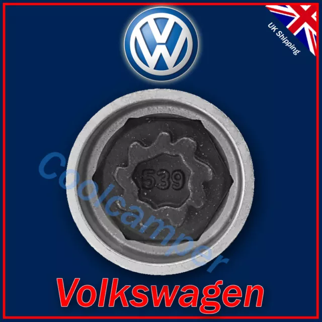 for Volkswagen Security Master Locking Wheel Nut Key 539 W 17mm VW Golf Passat 3