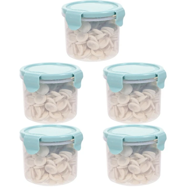 5x 1 olla de dedos antiestáticos goma punta de dedo látex cubiertas para dedos