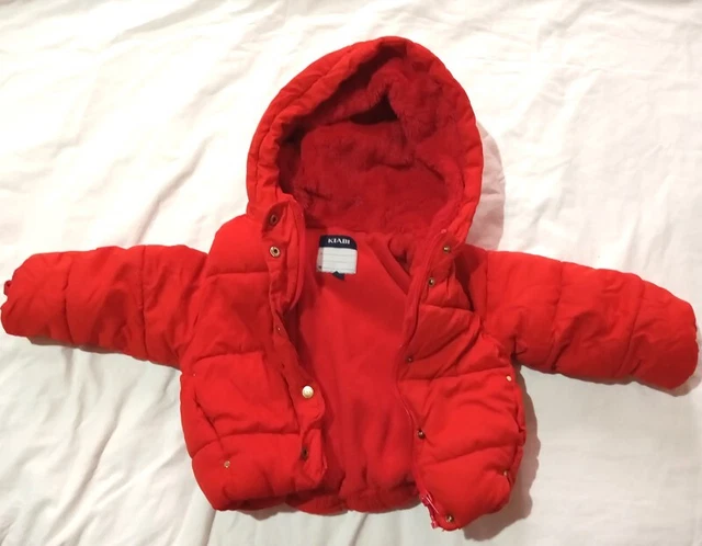PIUMINO BIMBI 3 ANNI KIABI GIACCA IMBOTTITA giubbotto bomber + cappuccio bambini