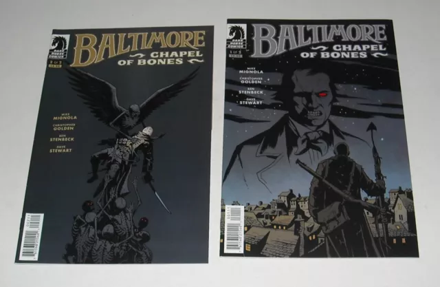 BALTIMORE - CHAPEL of BONES # 1 - 2 COMPLETE MINI SERIES DARK HORSE COMICS 2014