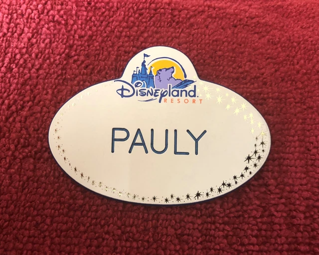 Disney Cast Member Name Tag Printable