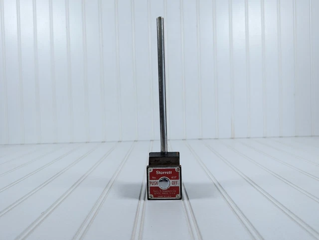 Starrett 657 Magnetic Dial Test Indicator Holder Stand 3/8” rod .375"