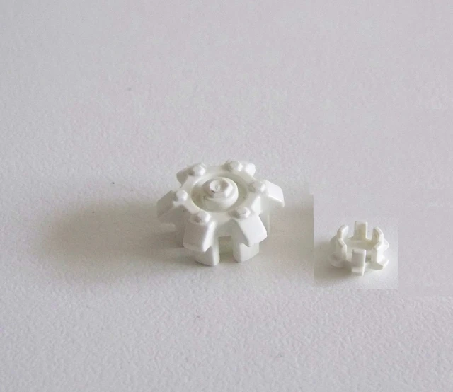 Lot De 50 Attaches Blanches Playmobil - Occasion - Pour Remplacer Ou Compléter