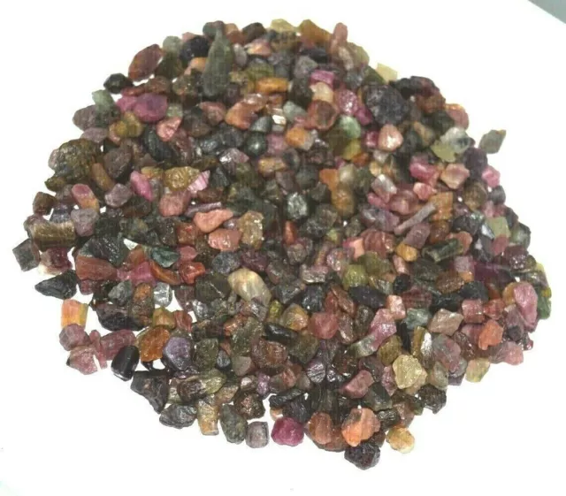 1 kg de tourmaline bicolore naturelle non traitée, lot de pierres...