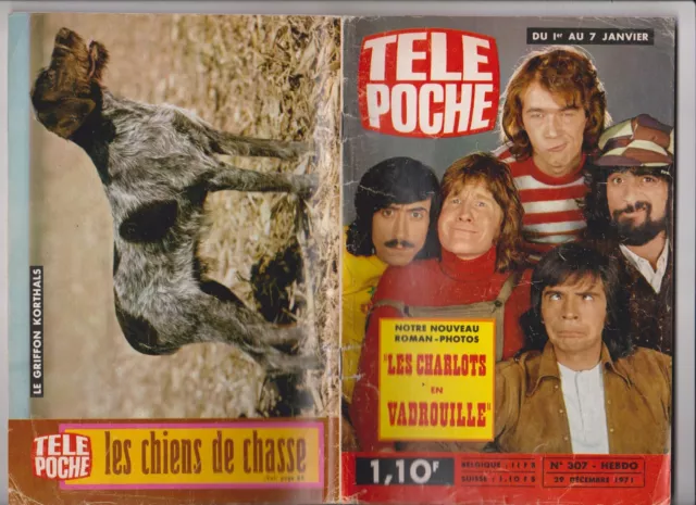 Tele Poche 1971  N° 307  Complet  Les Charlots