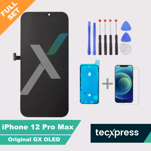 iPhone 12 Pro Max Original GX Soft OLED Display Bildschirm LCD Touch Screen 3D