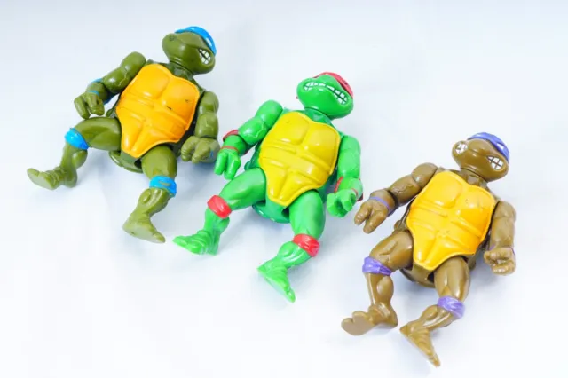 Vintage 1988 Teenage Mutant Ninja Turtles TMNT Action Figures Playmate Toys
