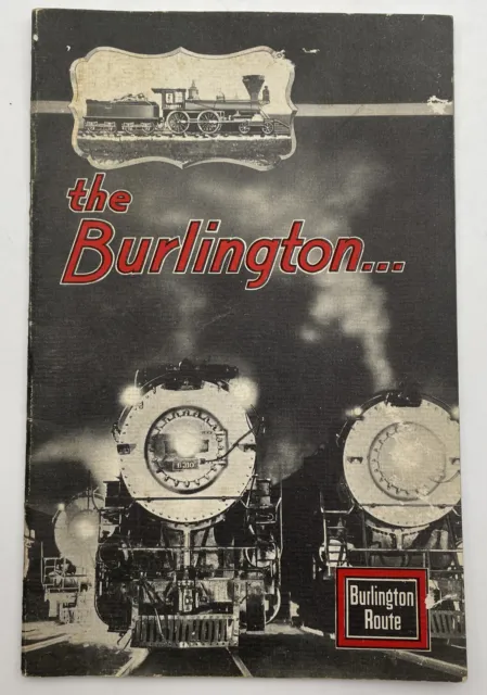 Vintage 1933 The Burlington Railroad Souvenir Book Chicago World's Fair