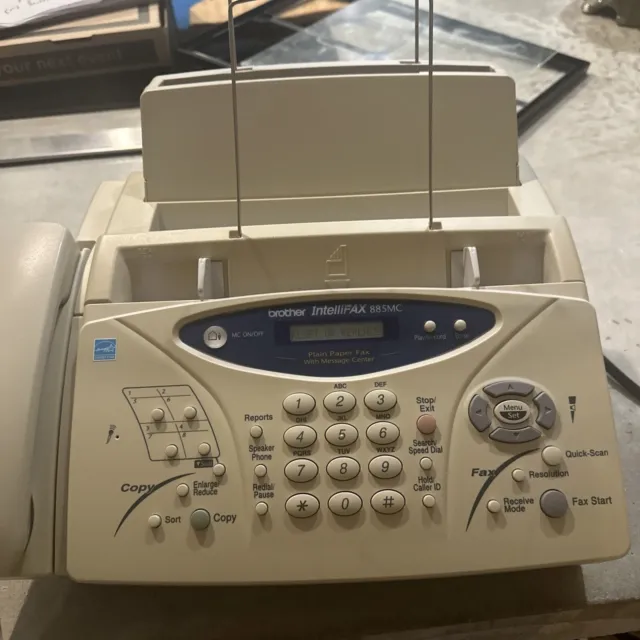 Brother IntelliFax 885MC Plain-Paper Fax with Message Center & Copier Read