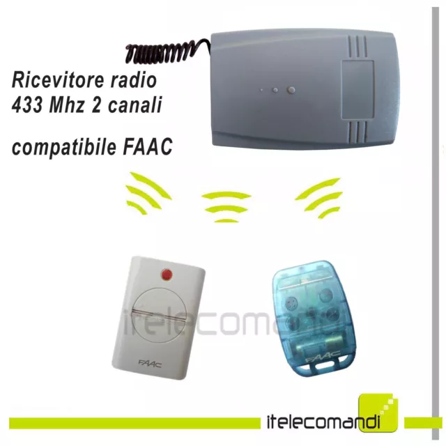 Télécommande FAAC TM 433-2