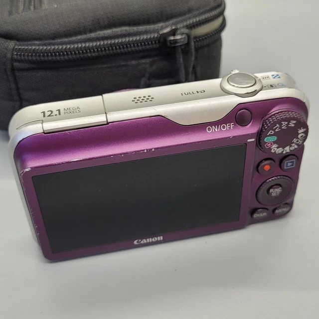 Canon PowerShot SX220 HS 12,1 megapixel fotocamera digitale compatta viola testata 3